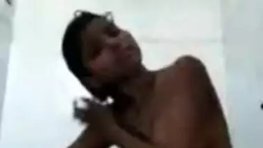 Indian girl bathing video call