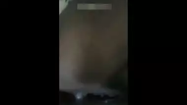 Indian girl exposes her XXX tits and touches own sex opening on camera