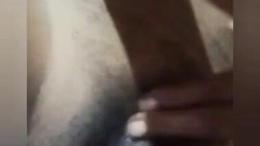 Bhabhi showing hairy pussy for secret lover