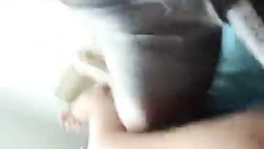 Hot sex video of a cuckold recording his GF taking a BBC