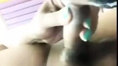 Thirsty gay drinks a shemales cum in Indian gay porn