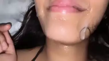 Girlfriend Takes Cum In Mouth For First Time