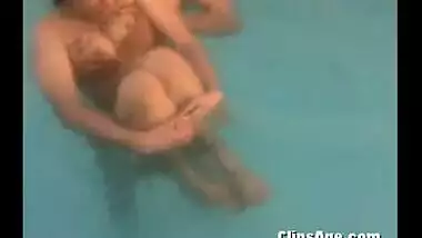 Desi college guys swapping their girls in pool with hindi audio
