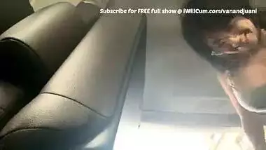 Indian MILF Cums Hard in Back of Car in Public