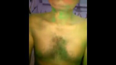 Indian aunty hardcore sex after holi