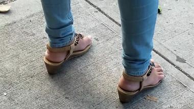 Candid indian girl need pedi 4