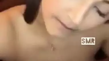 Beautiful Indian college girl blowjob and cum eat with hindi