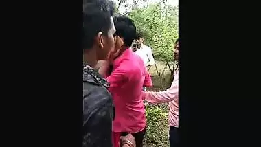 Desi lover outdoor caught