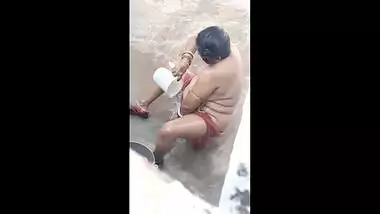 india open air shower