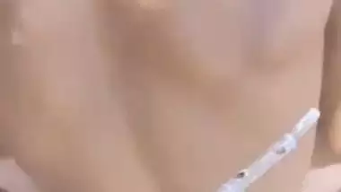 Guy enjoys outdoor Nepali sex with 18 year old GF