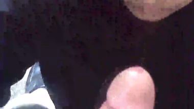 Beautiful girl swallowing pulsating cum in mouth