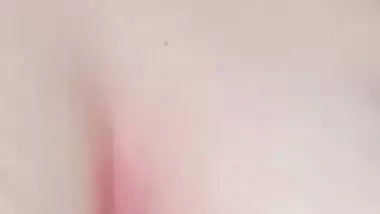 Chubby girl wears bra and new dresses before nude