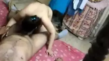 Sexy Bhabhi With Huge Tits Sucking Lover’s Penis