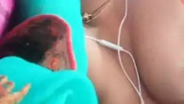 Beautiful Indian wife video call with her bestie boyfriend