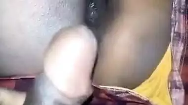 Sleeping desi wife pussy recording by hubby and rubbing his cock