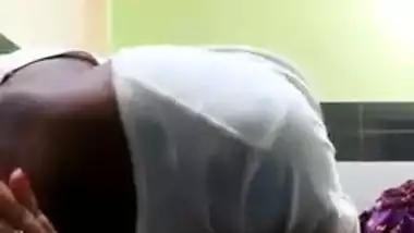 Lonely housewife sex with neighbor after a deep blowjob