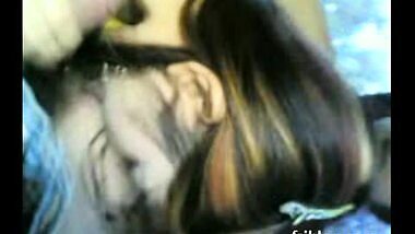 Beautiful Asian randi carri giving blowjob for her customer!