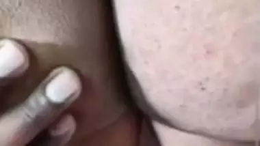 Tamil wife opening towel in front of secret lover