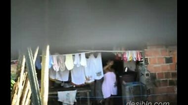 Hidden Cam Clip Of Neighbor Lady In Bathrobe