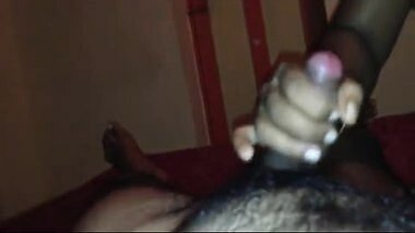 Aunty giving hot blowjob to her tenant