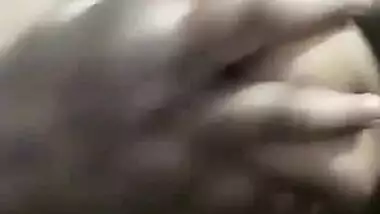Desi bhabi show her big boob selfie cam video