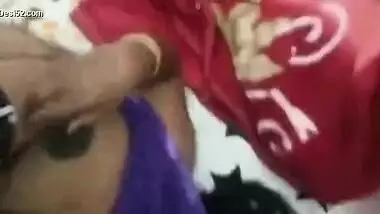 Telugu Couple Romance and Boob Fuck