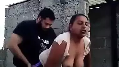 Sri Lankan Office Lady Hard Fucked from Behind on a Rooftop (Very Horny)