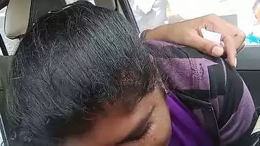 Tamil bf of a lady sucking her husband’s dick in the car