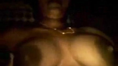 Horny Indian lover plays with dick