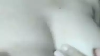 Slim village girl striptease after bath nude MMS