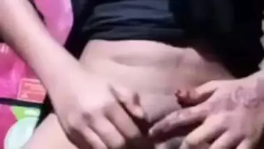 Bangladeshi girl taking juice out of her pussy