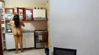 Desi hot wife in kitchen room