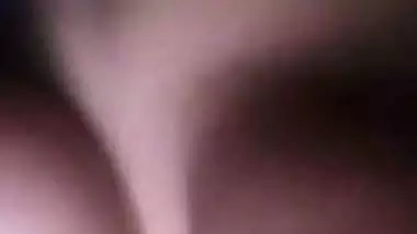 Gorgeous girlfriend exposing round big boobs