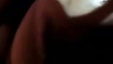 Young girl hairy pussy fingering in standing state