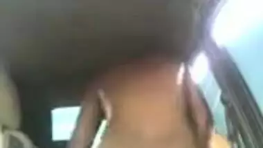Chubby Indian GF fucked inside parked car.