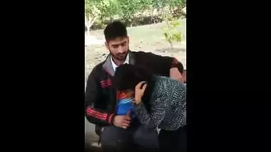 Desi sex clip of a sexually excited young pair enjoying outdoor sex