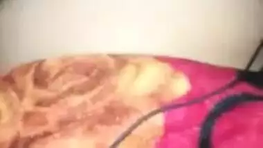 Sexy Muslim girl boobs show on a video call