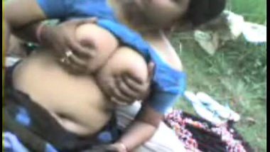 Bangla Couple Playing Boobs Outdoor