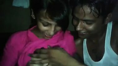 Desi Colg Teen Chocolaty Kiss n Boob show