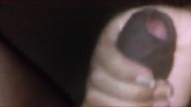 wife playing with cock and cumming