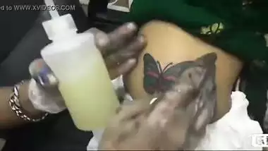 Bangla Girl Getting Tattoo In Hot Ass