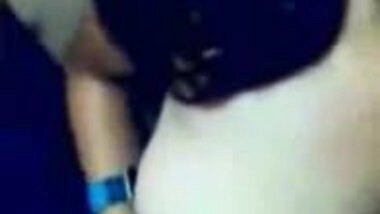 19yo Indian teen nude blowjob while boob press