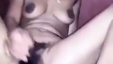 Horny Mallu lady fucks her pussy with brinjal in Kerala sex