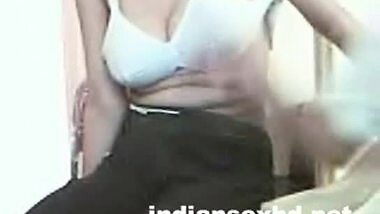 Brother caught pressing boobs of his elder sister