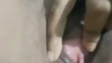 Bengali girl spreading and showing tight pussy