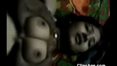 Beautiful Indian desi Meera getting her boobs squeezed and massaged by her guy