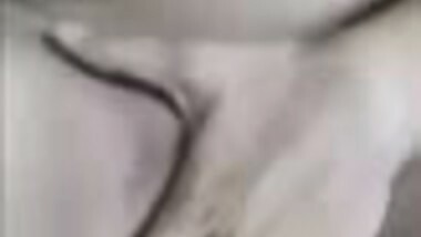 hot wife with big boobs fingering pussy