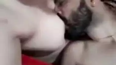 Desi boob sucking selfie video to entertain your dick