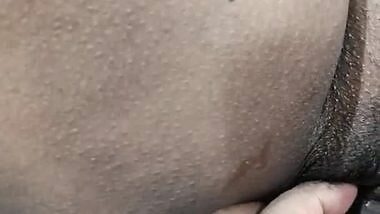 Hubby makes video of his wife’s hairy pussy