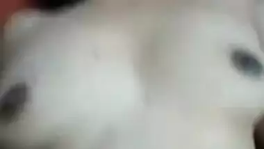 MMS video where Desi chick enjoys boyfriend's XXX salami in cunt